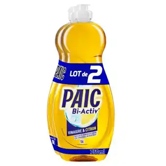 Auchan Liquide Vaisselle Vinaigre Et Citron Paic offre