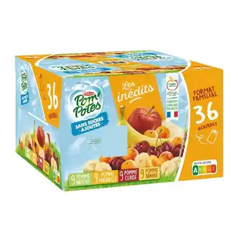 Auchan Compotes Pom'potes offre