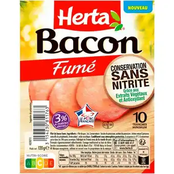 Auchan Bacon Herta offre
