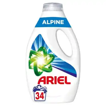 Auchan Lessive Liquide Alpine Ariel offre