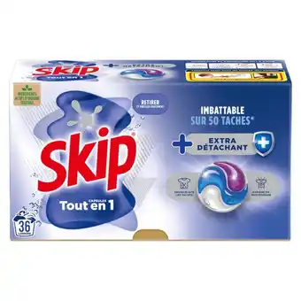 Auchan Lessive Capsule 3En1 Hygiène Skip offre