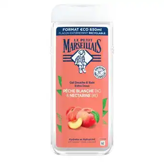 Auchan Gel Douche Pêche Nectarine Le Petit Marseillais offre