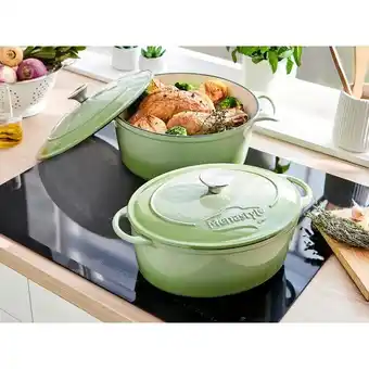 Auchan Cocotte Colorée En Fonte D'acier offre