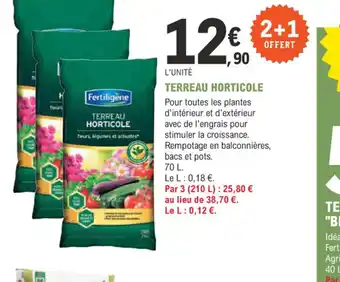 E.Leclerc Jardi TERREAU HORTICOLE offre