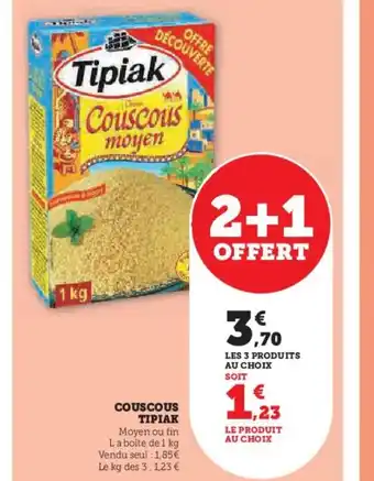 Hyper U COUSCOUS TIPIAK offre