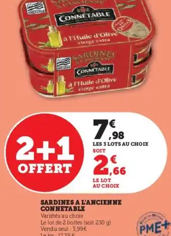 Hyper U SARDINES A L'ANCIENNE offre