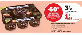 Hyper U DESSERT LACTE MAMIE NOVA offre