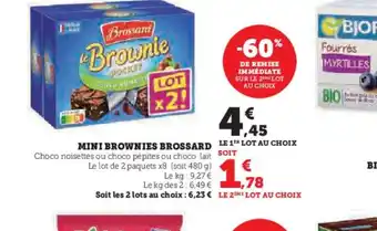 Hyper U MINI BROWNIES BROSSARD offre