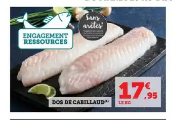 Hyper U DOS DE CABILLAUD offre