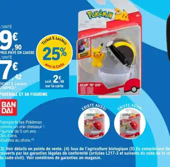 E.Leclerc POKÉBALL ET SA FIGURINE offre