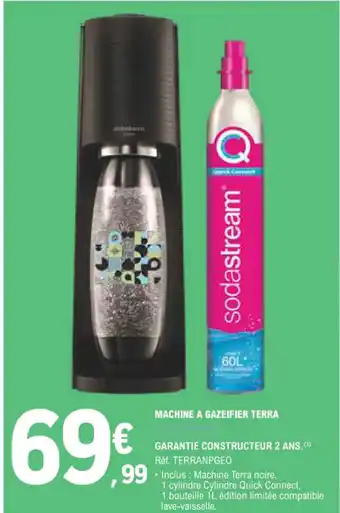 E.Leclerc MACHINE A GAZEIFIER TERRA offre