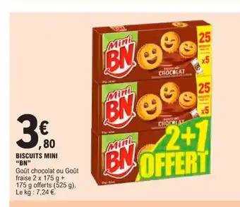 E.Leclerc BISCUITS MINI "BN" offre