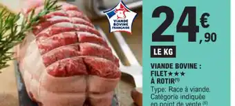 E.Leclerc VIANDE BOVINE: FILET À ROTIR offre