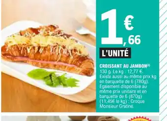 E.Leclerc CROISSANT AU JAMBON offre