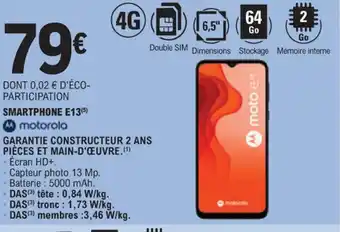 E.Leclerc SMARTPHONE E13 (5) offre