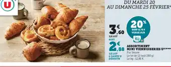 U Express ASSORTIMENT MINI VIENNOISERIES U offre