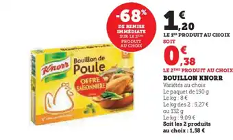 U Express BOUILLON KNORR offre