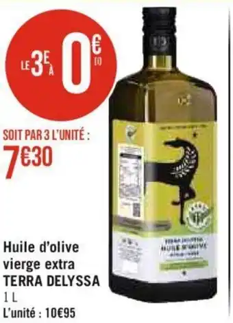 Casino Supermarchés Huile d'olive vierge extra TERRA DELYSSA offre