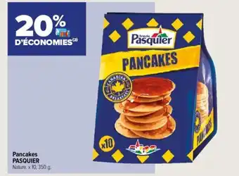 Carrefour Contact Pancakes PASQUIER Nature, x 10, 350 g. offre