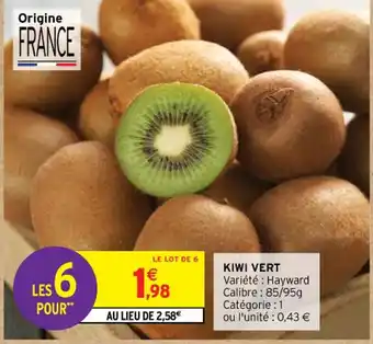 Intermarché Contact KIWI VERT offre