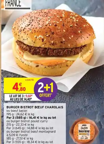BURGER BISTROT BŒUF CHAROLAIS