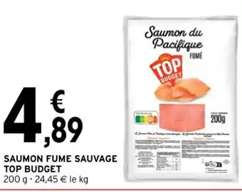 Intermarché Contact SAUMON FUME SAUVAGE TOP BUDGET offre