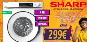 LAVE-LINGE 7KG / ES-NFA7121WD