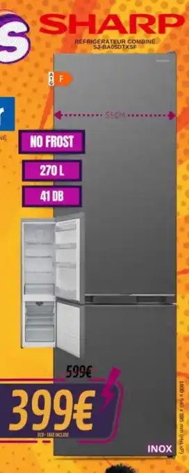 REFRIGÉRATEUR COMBINÉ SJ-BA05DTXSF