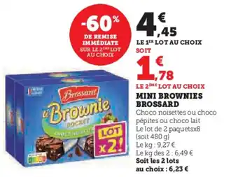 Super U MINI BROWNIES BROSSARD offre
