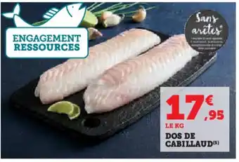 Super U DOS DE CABILLAUD (5) offre