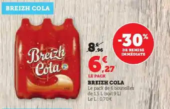 Super U BREIZH COLA offre