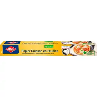 Auchan Papier Cuisson Anti-Glisse Albal offre