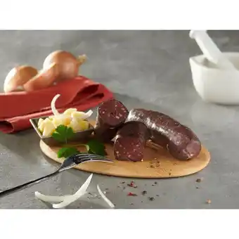 Auchan Boudin Noir Aux Oignons Label Rouge Filière Auchan Cultivons Le Bon offre