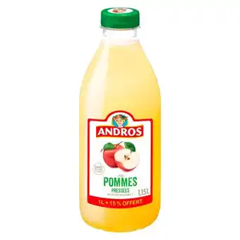 Auchan Pur Jus De Pommes Frais Andros offre