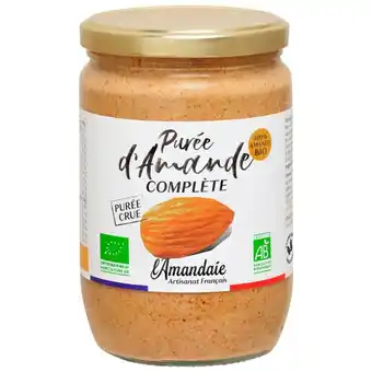 Auchan Purée D'amande Complète Crue Bio L'amandaie offre