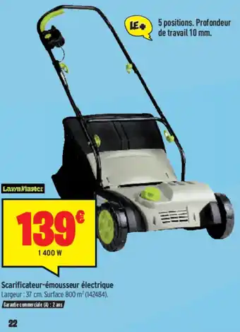 Bricorama Scarificateur-emousseur électrique offre