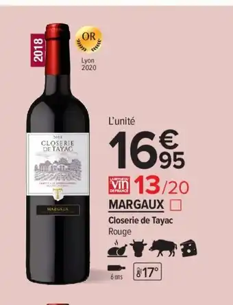 Carrefour Contact Margaux offre