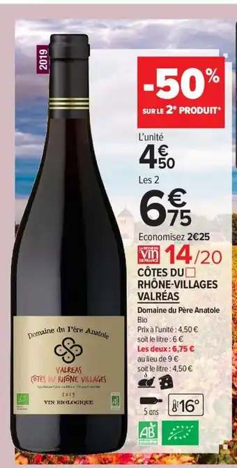 Cotes Du Rhone-Villages Valréas