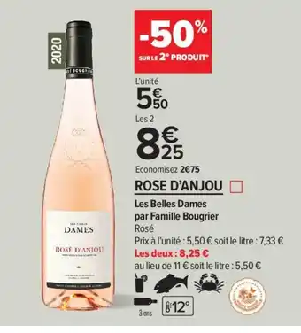 Carrefour Contact Rose D'anjou offre