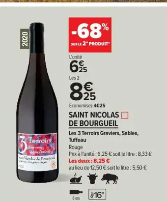 Carrefour Contact Saint Nicolas De Bourgueil offre