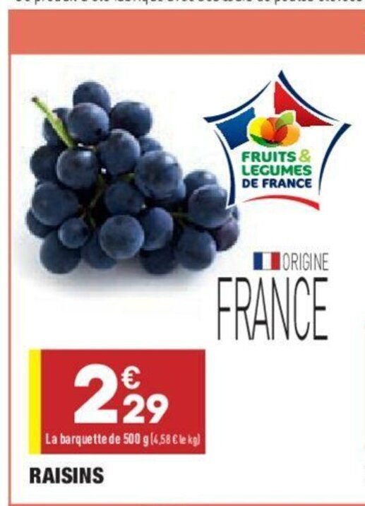 Promo Raisins chez ALDI