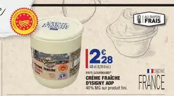 ALDI Crèe Fraiche D'isigny Aop offre