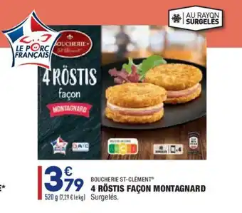 ALDI 4 Rostis Facon Montagnard offre