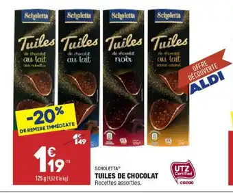 Tuiles De Chocolat