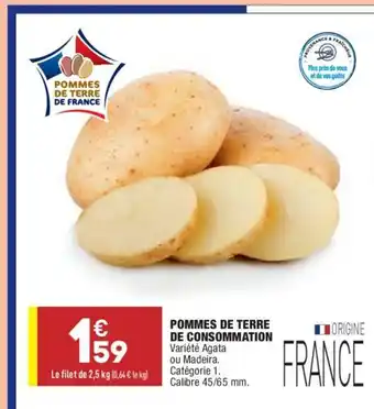 ALDI Pommes De Terre De Consommation offre