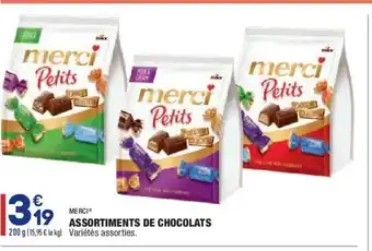 ALDI Assortiments De Chocolats offre