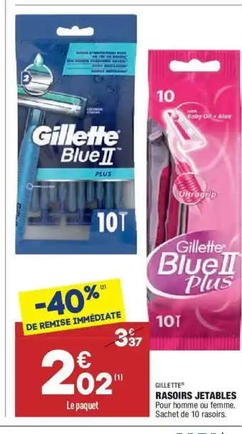 ALDI Rasoirs Jetables offre