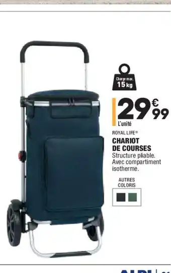 ALDI Chariot De Courses offre