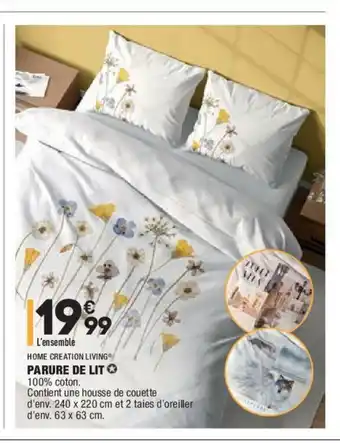 ALDI Parure De Lit offre
