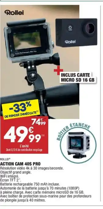 Action Cam 4os Pro